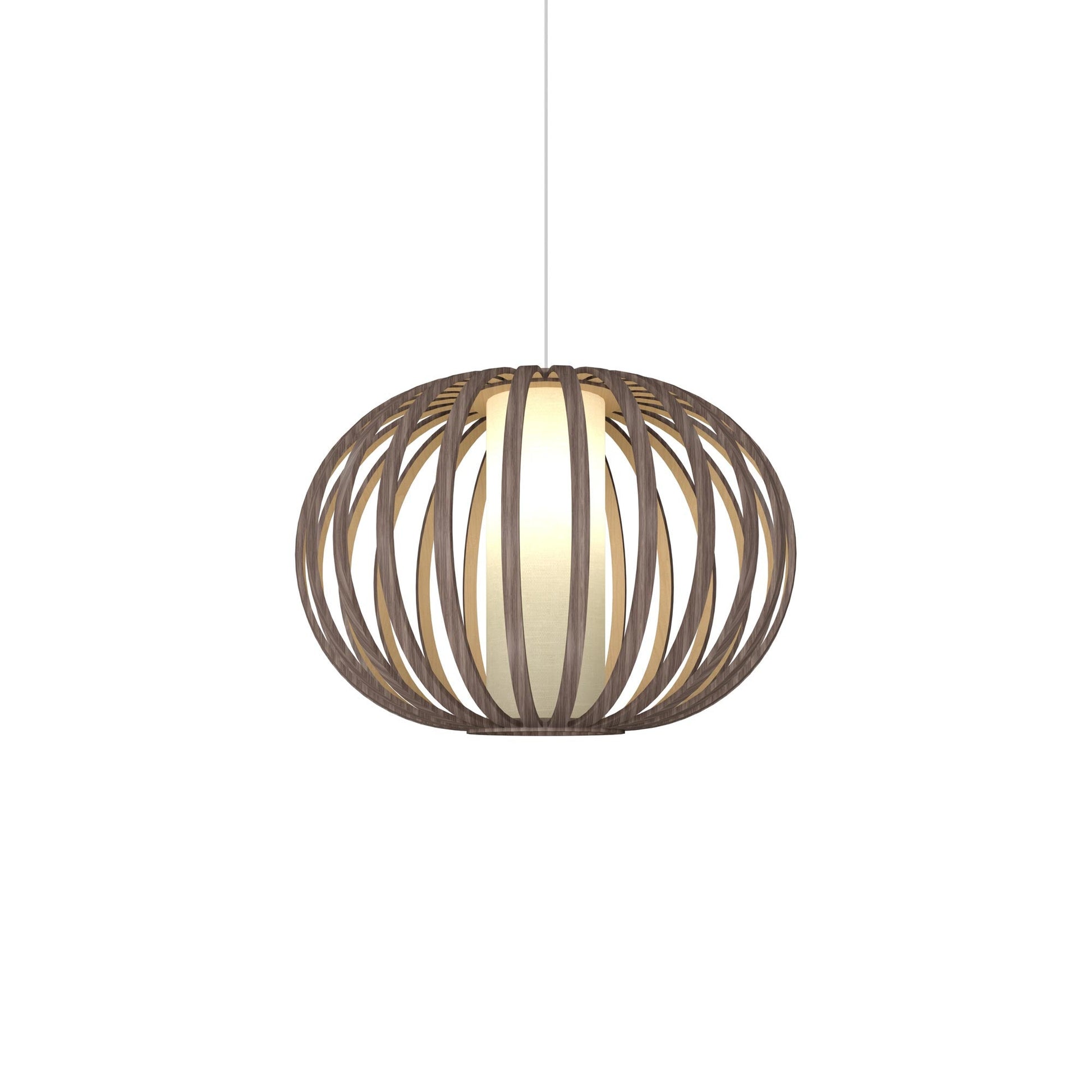 Balloon 14934 Pendant Light in American Walnut (With Shade).