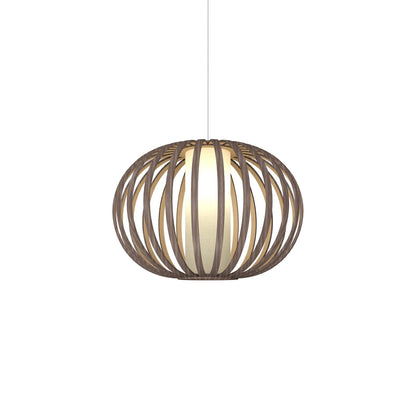 Balloon 14934 Pendant Light in American Walnut (With Shade).