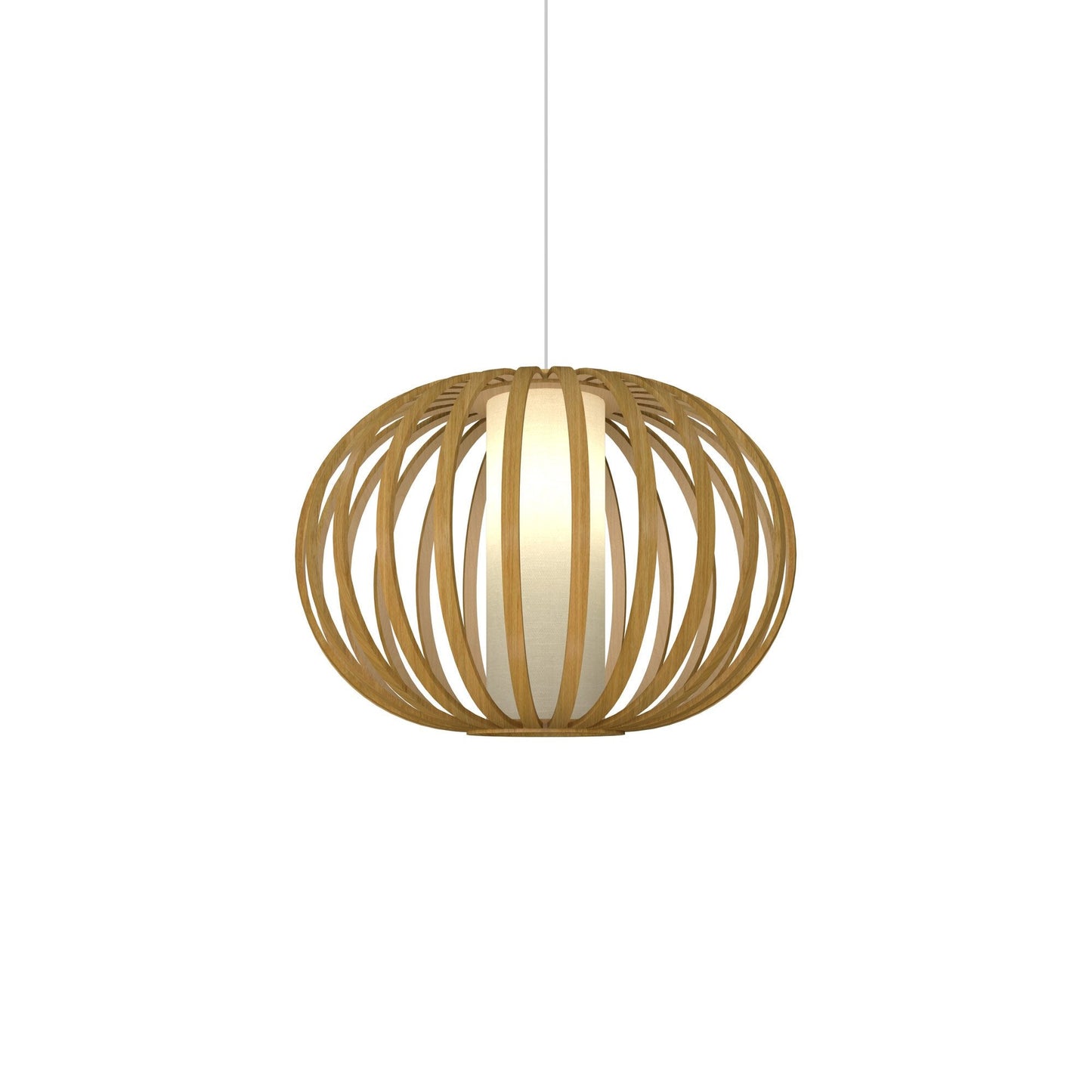 Balloon 14934 Pendant Light in Louro Freijo (With Shade).