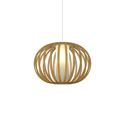 Balloon 14934 Pendant Light in Louro Freijo (With Shade).