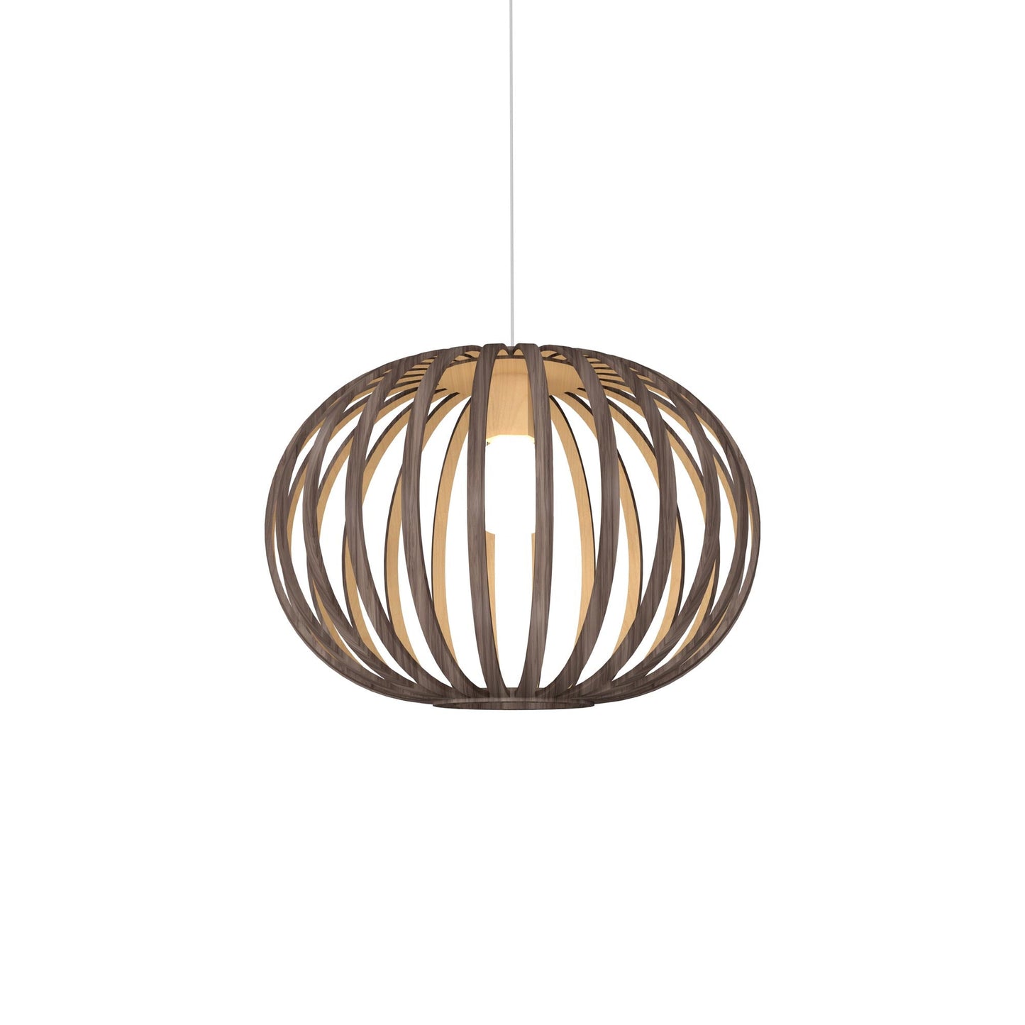 Balloon 14934 Pendant Light in American Walnut (Without Shade).