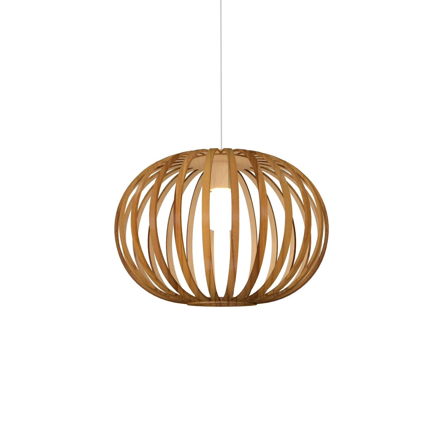 Balloon 14934 Pendant Light in Teak (Without Shade).