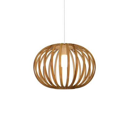 Balloon 14934 Pendant Light in Teak (Without Shade).