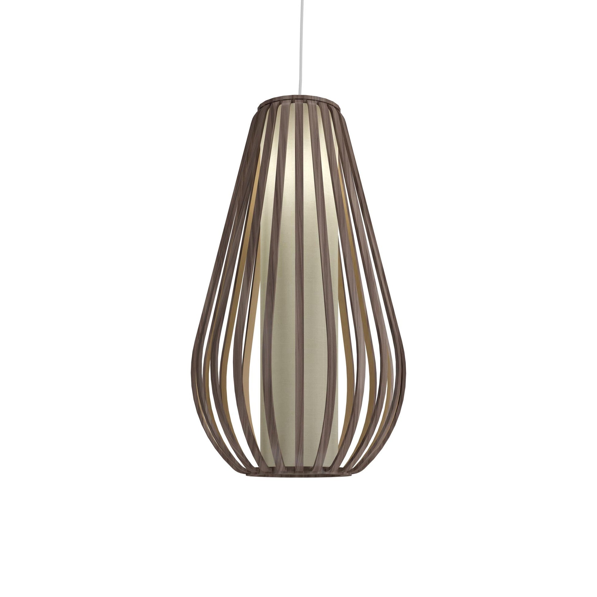 Balloon 1495 Pendant Light in American Walnut.