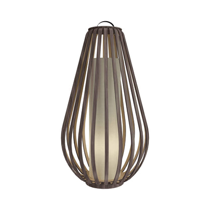 Balloon Floor Lamp in American Walnut.