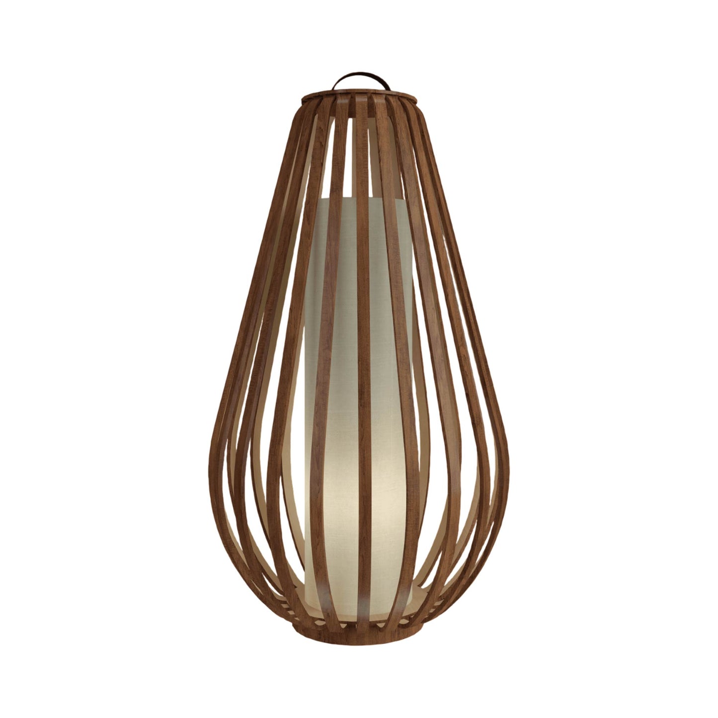 Balloon Floor Lamp in Imbuia.