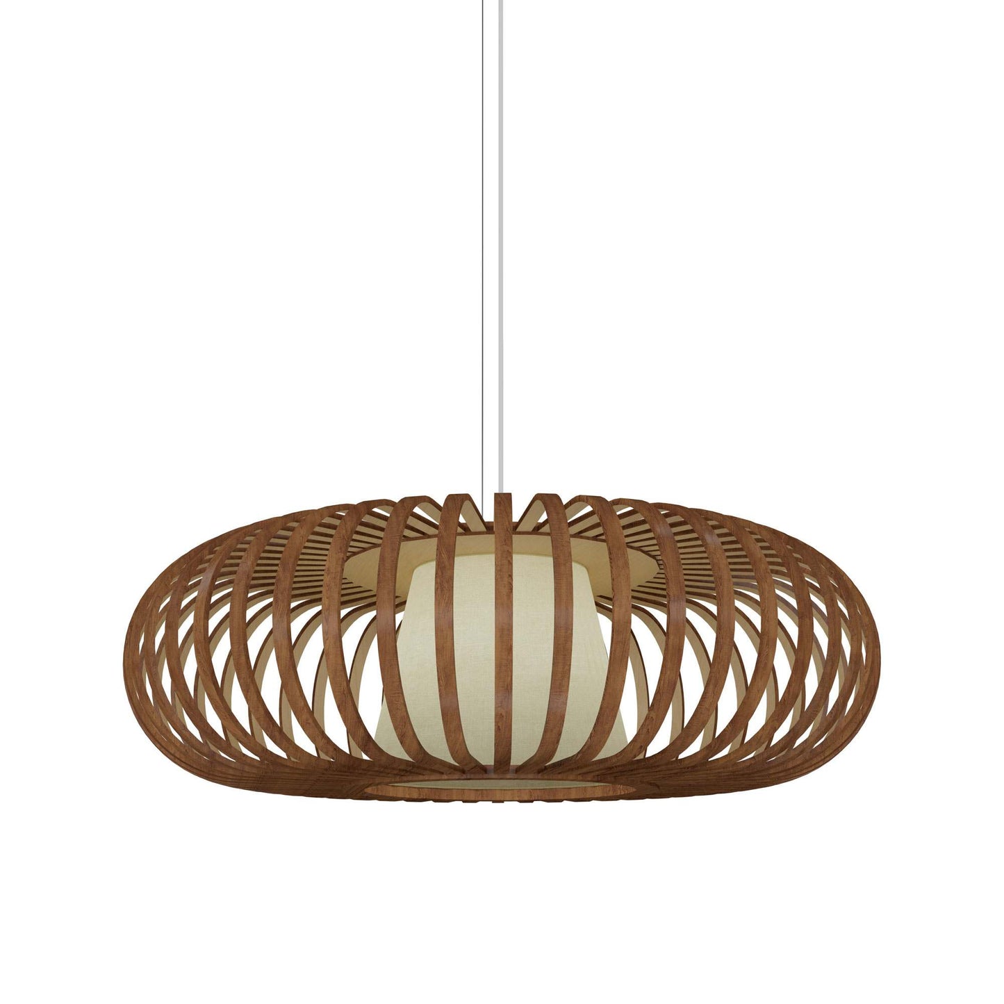 Balloon Pendant Light in Imbuia.