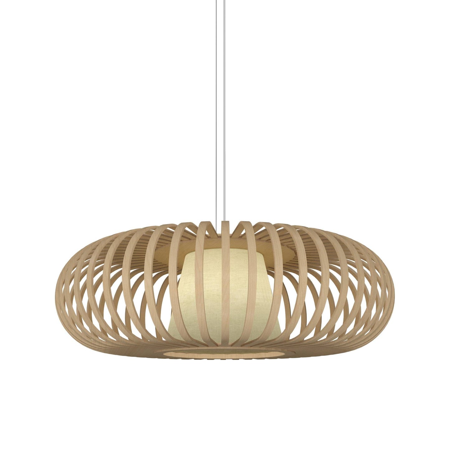 Balloon Pendant Light in Maple.