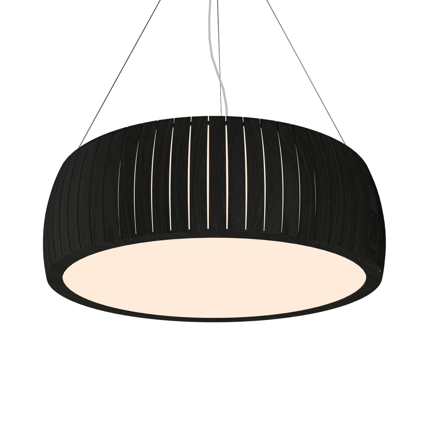 Barrel 111 Pendant Light in Charcoal (19.69-Inch).