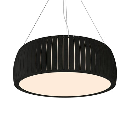 Barrel 111 Pendant Light in Charcoal (19.69-Inch).