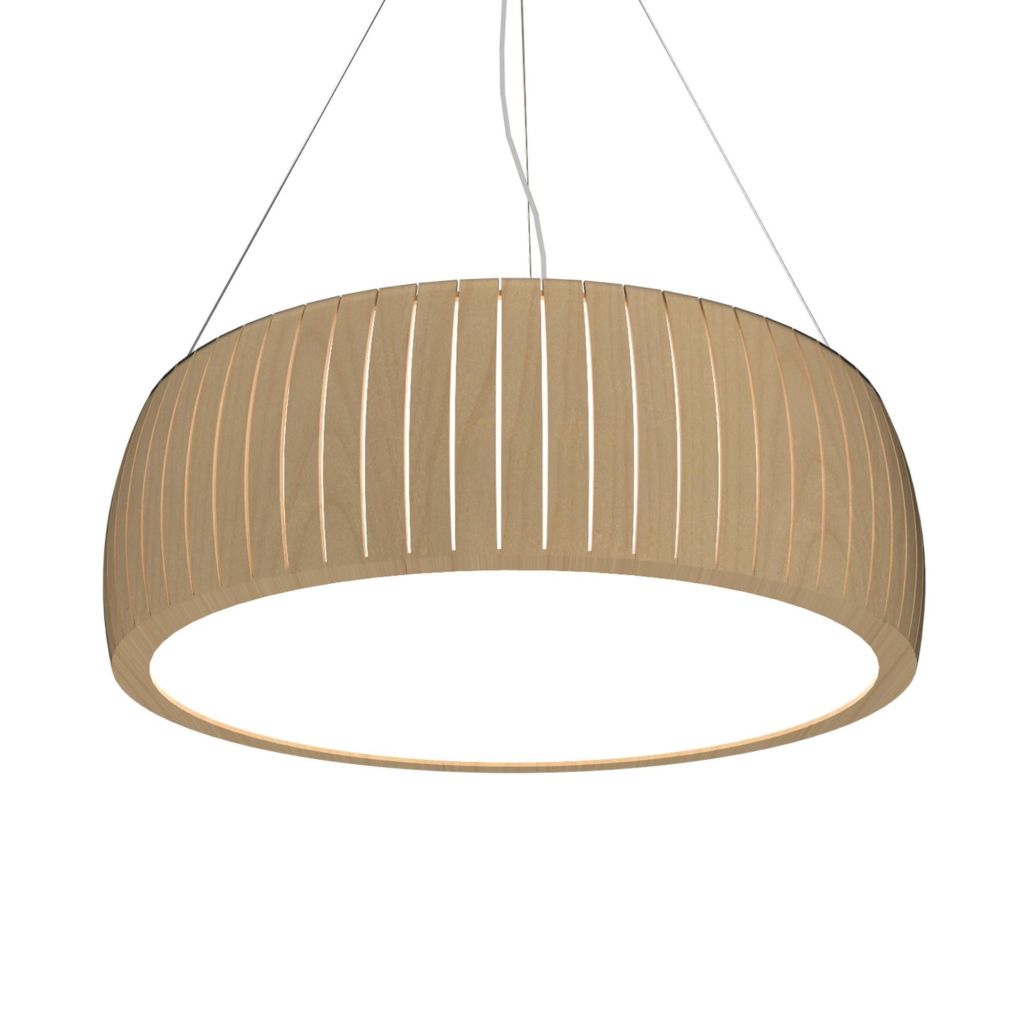 Barrel 111 Pendant Light in Maple (19.69-Inch).