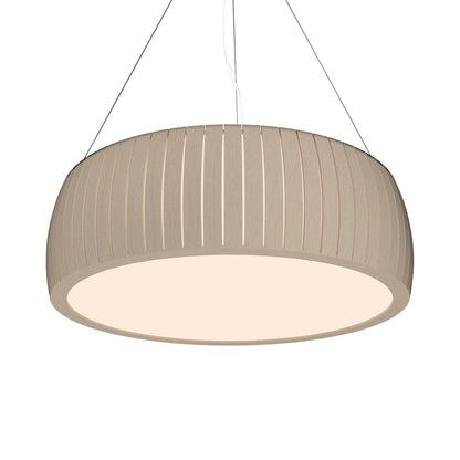 Barrel 111 Pendant Light in Organic Cappuccino (19.69-Inch).