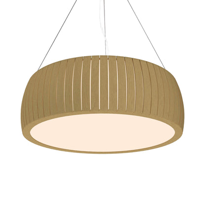 Barrel 111 Pendant Light in Organic Gold (19.69-Inch).