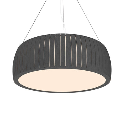 Barrel 111 Pendant Light in Organic Lead Grey (19.69-Inch).