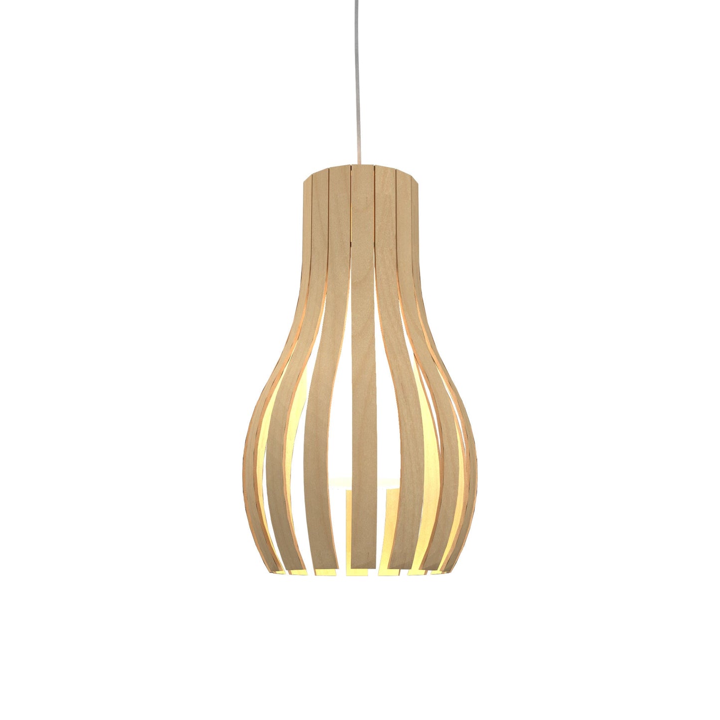 Barrel 1153 Pendant Light in Maple.