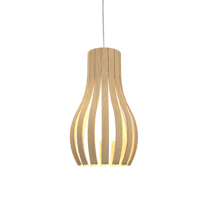 Barrel 1153 Pendant Light in Maple.
