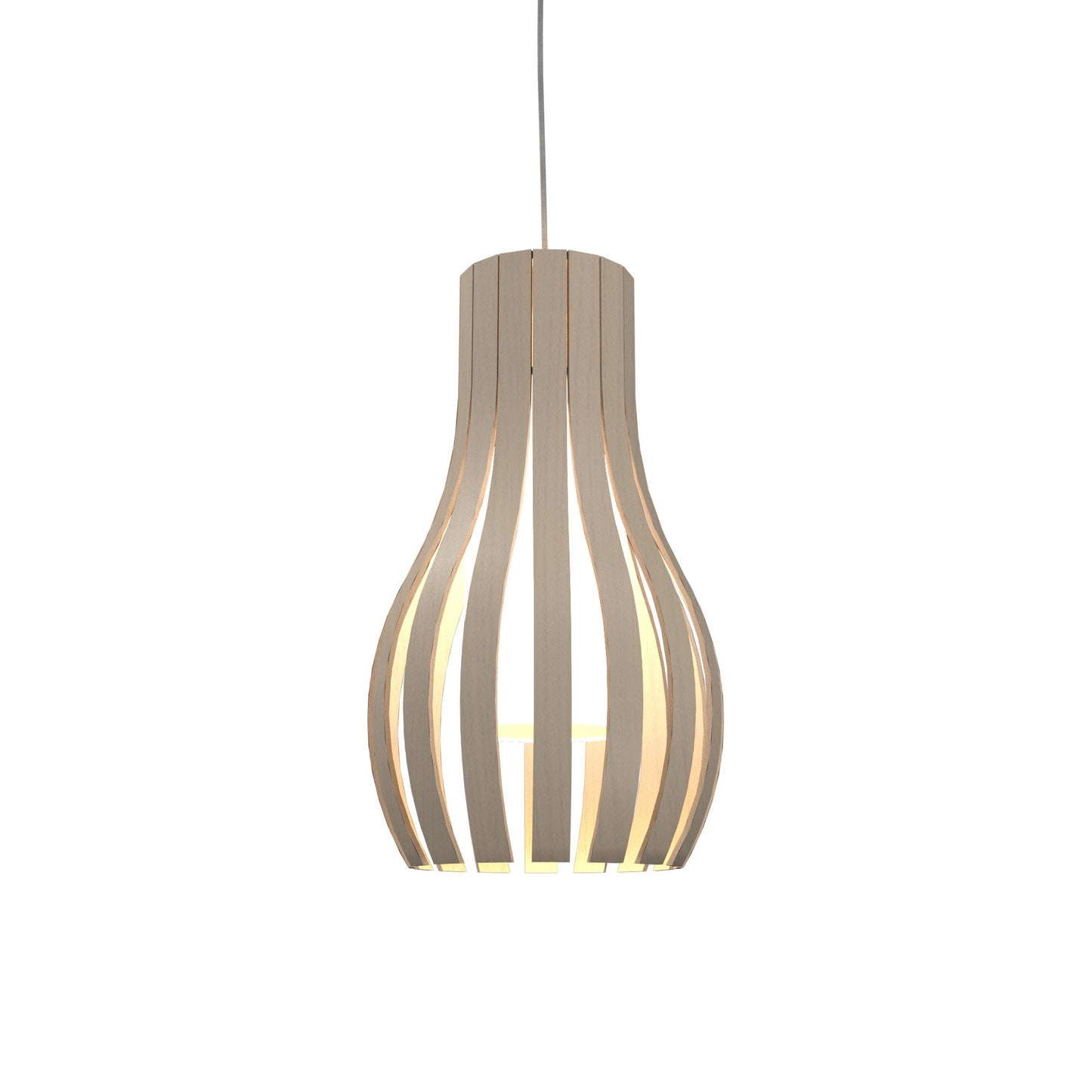 Barrel 1153 Pendant Light in Organic Cappuccino.