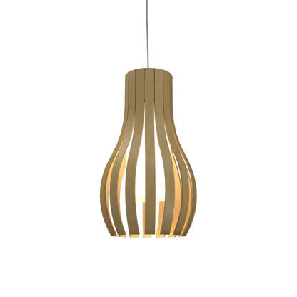 Barrel 1153 Pendant Light in Organic Gold.
