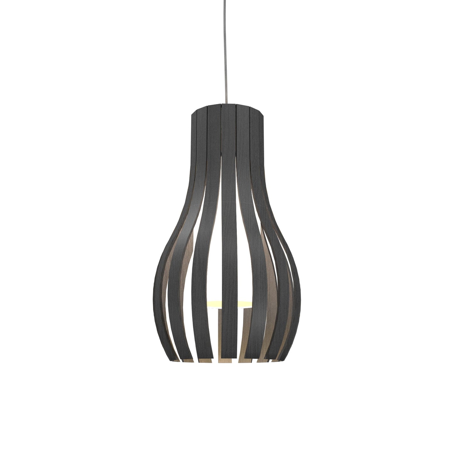 Barrel 1153 Pendant Light in Organic Lead Grey.