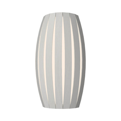 Barrel Wall Light in Organic White.