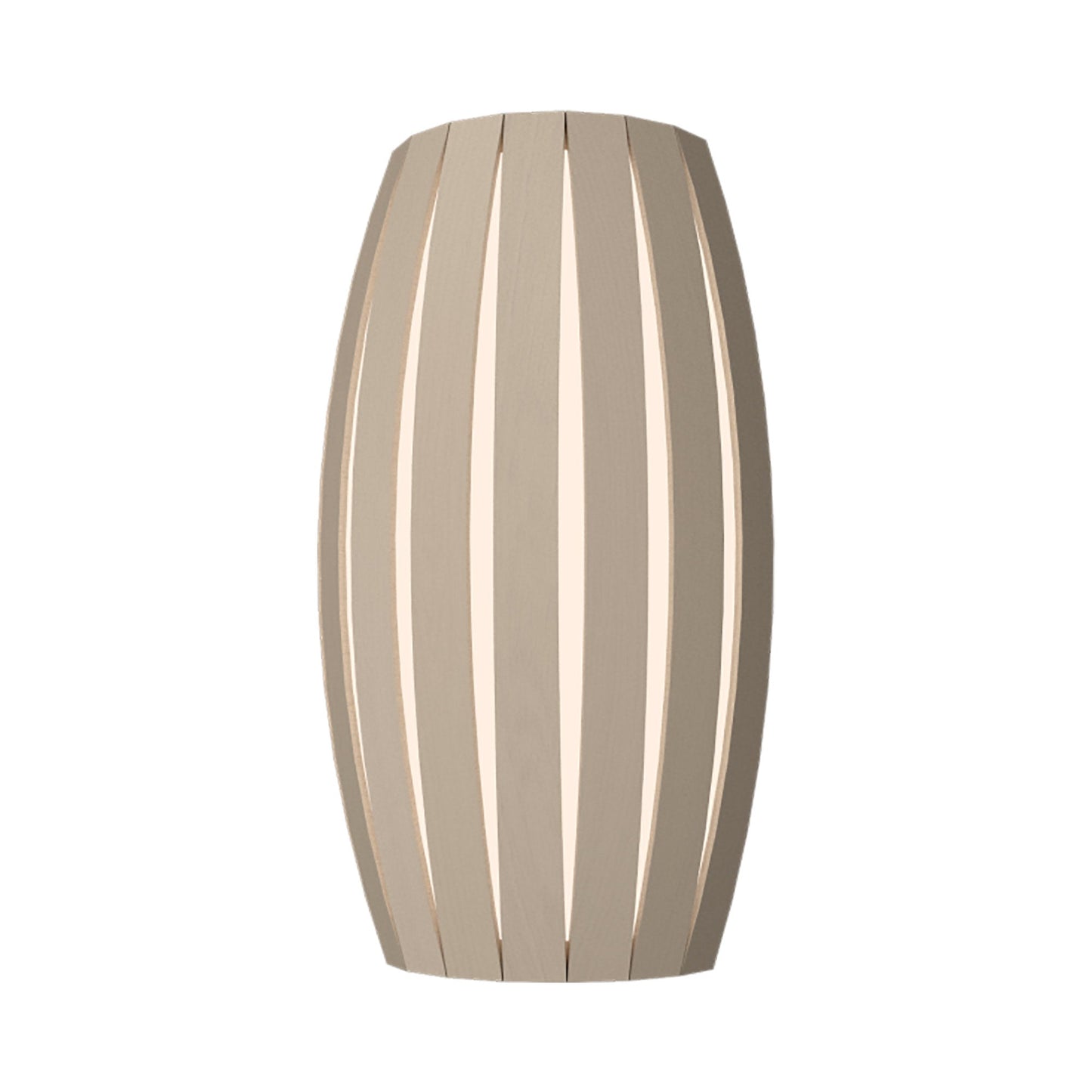 Barrel Wall Light in Organic Cappuccino.