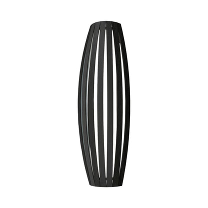 Barrel Long Wall Light in Charcoal (Small).