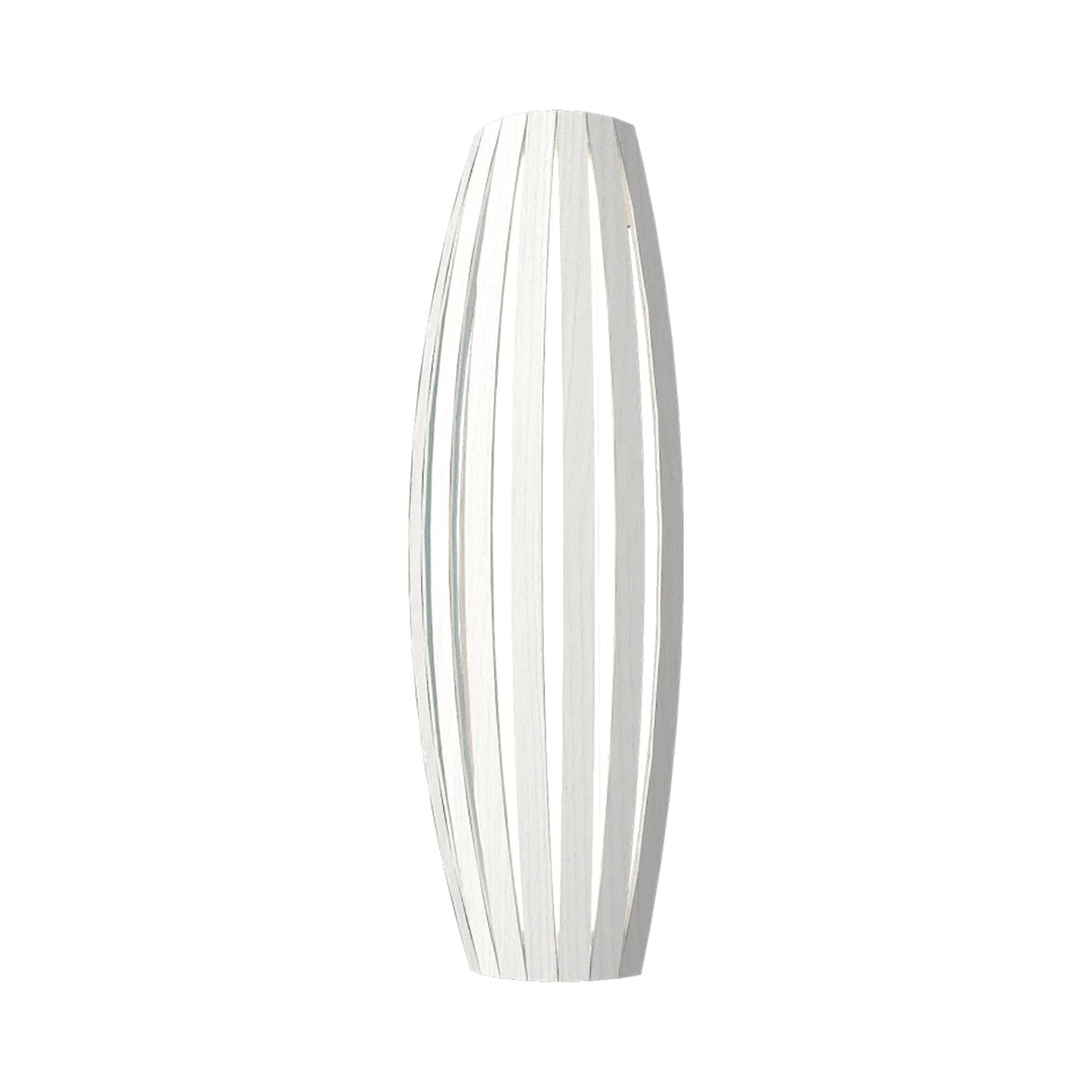 Barrel Long Wall Light in Organic White (Small).