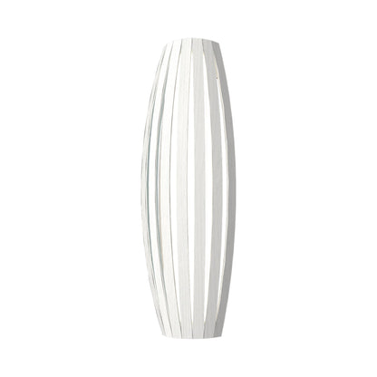 Barrel Long Wall Light in Organic White (Small).