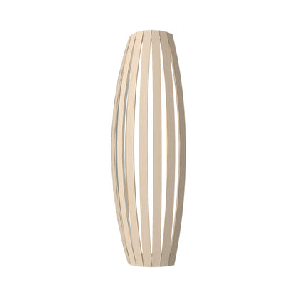 Barrel Long Wall Light in Organic Cappuccino (Small).