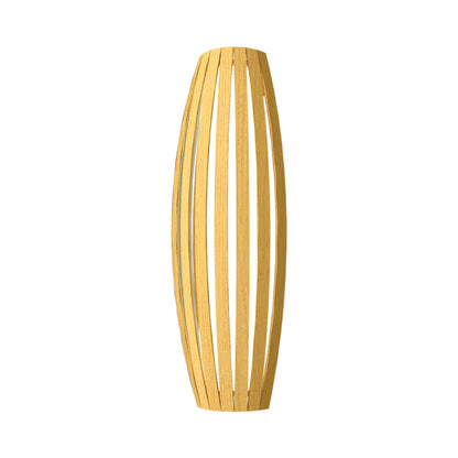 Barrel Long Wall Light in Organic Gold (Small).