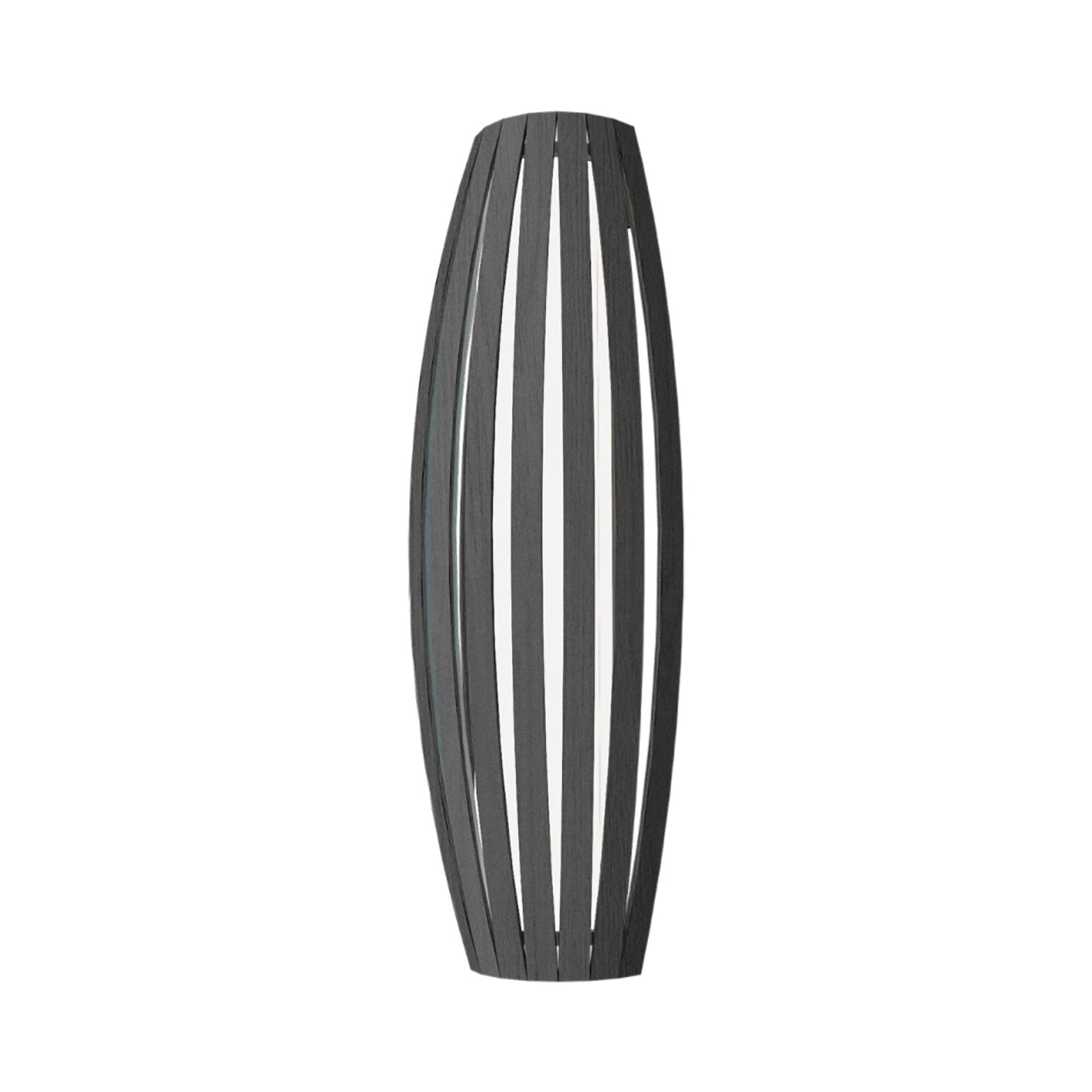 Barrel Long Wall Light in Organic Lead Grey (Small).