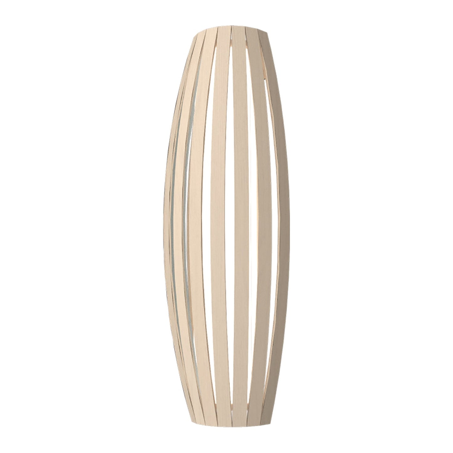 Barrel Long Wall Light in Organic Cappuccino (Large).