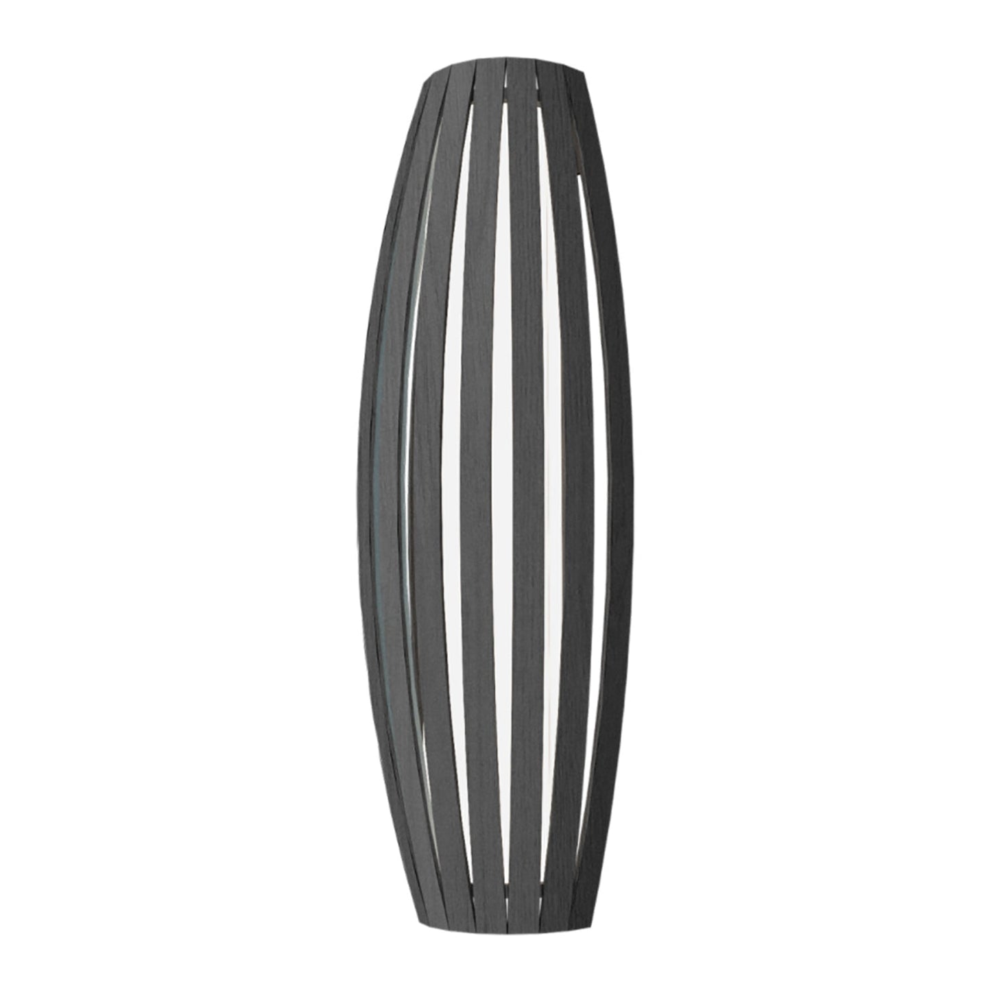 Barrel Long Wall Light in Organic Lead Grey (Large).