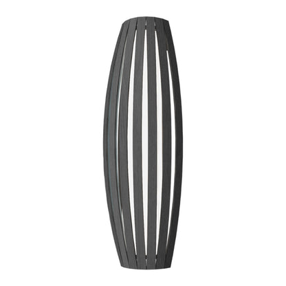 Barrel Long Wall Light in Organic Lead Grey (Large).