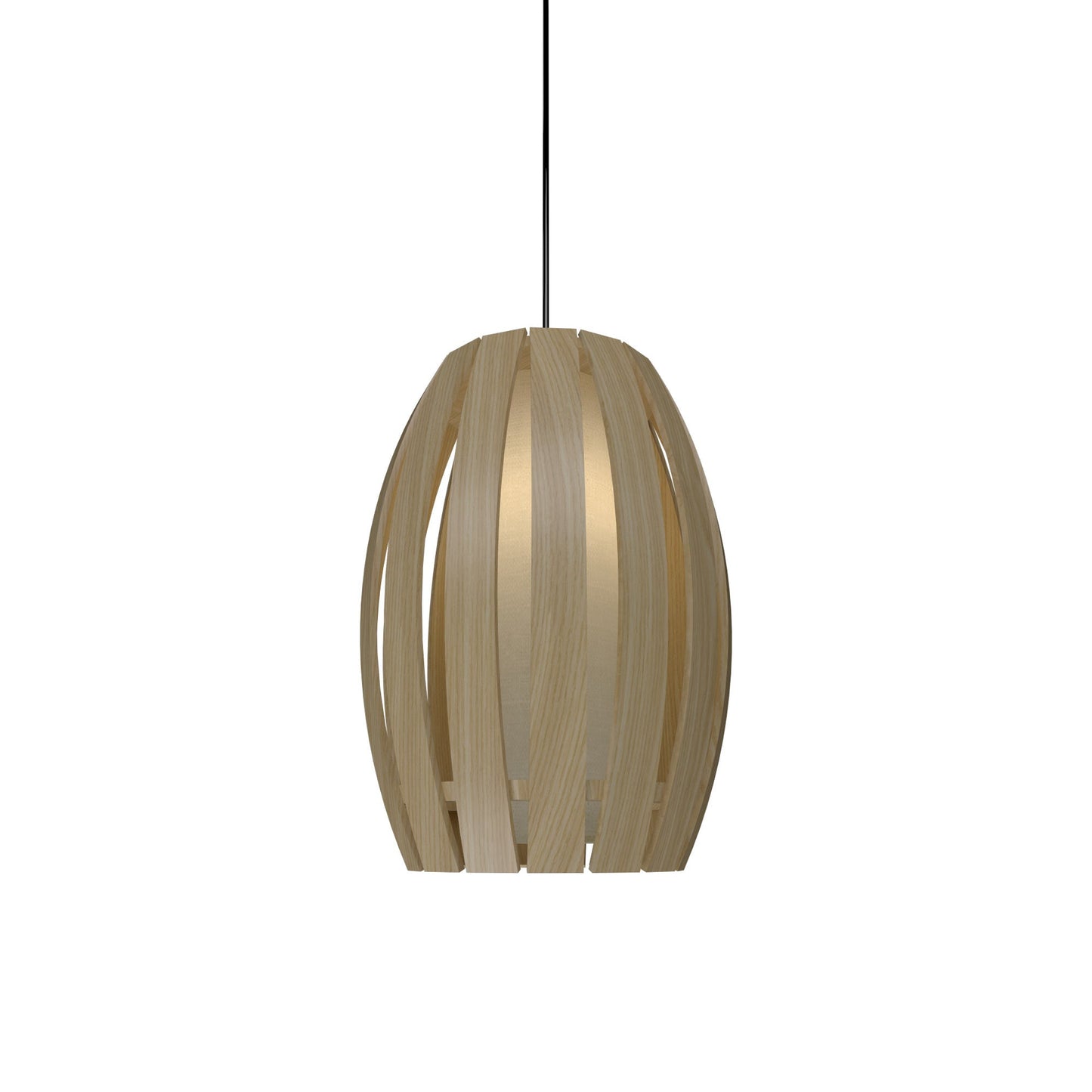 Barrel Pendant Light in Sand (Small).