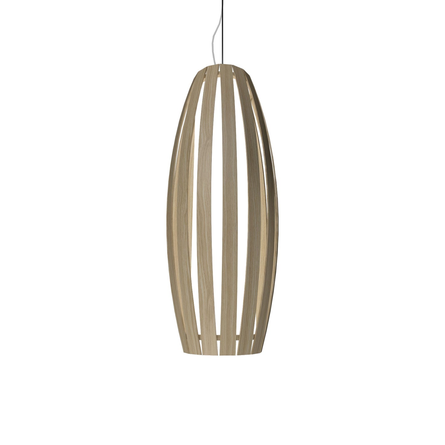 Barrel Pendant Light in Sand (Medium).