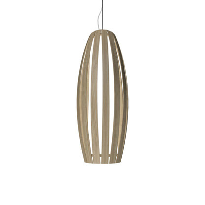 Barrel Pendant Light in Sand (Medium).