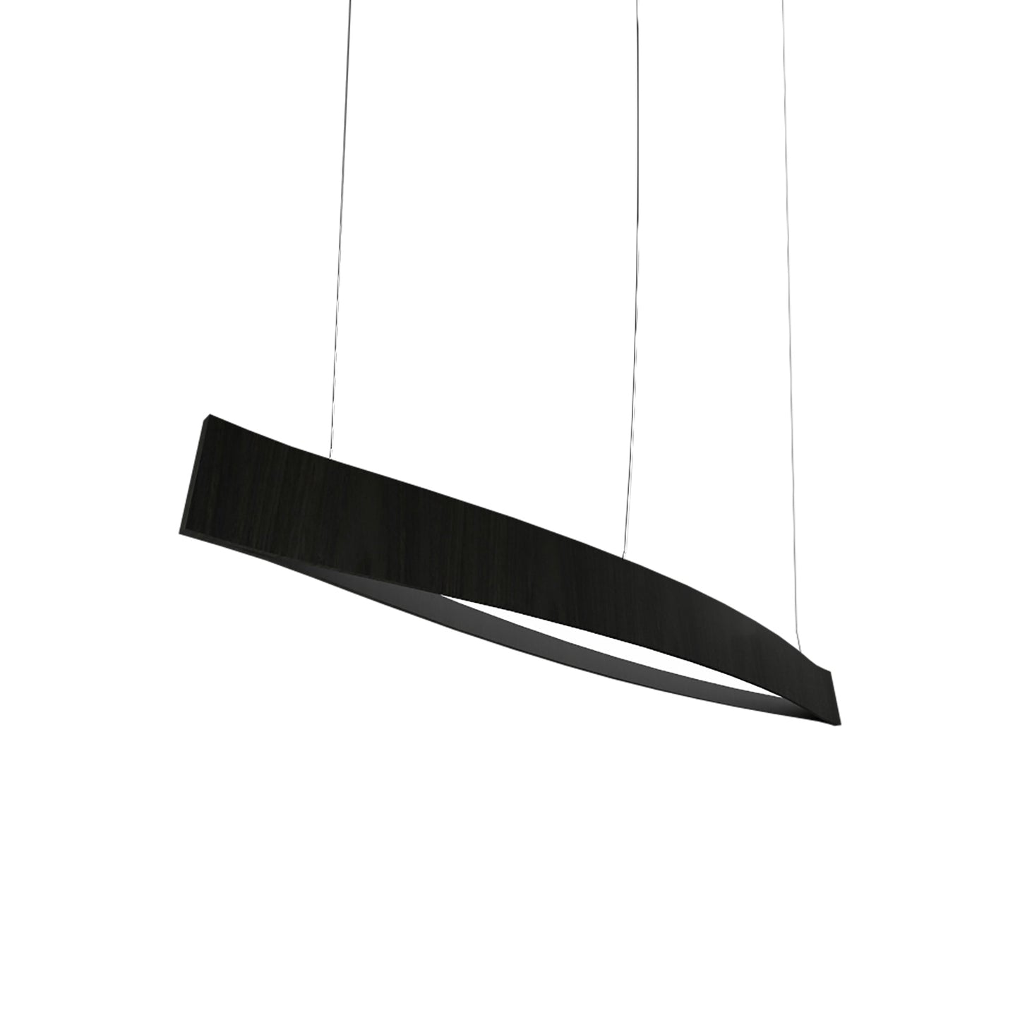 Canoe LED Pendant Light in Charcoal (Small).