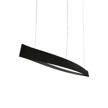 Canoe LED Pendant Light in Charcoal (Small).