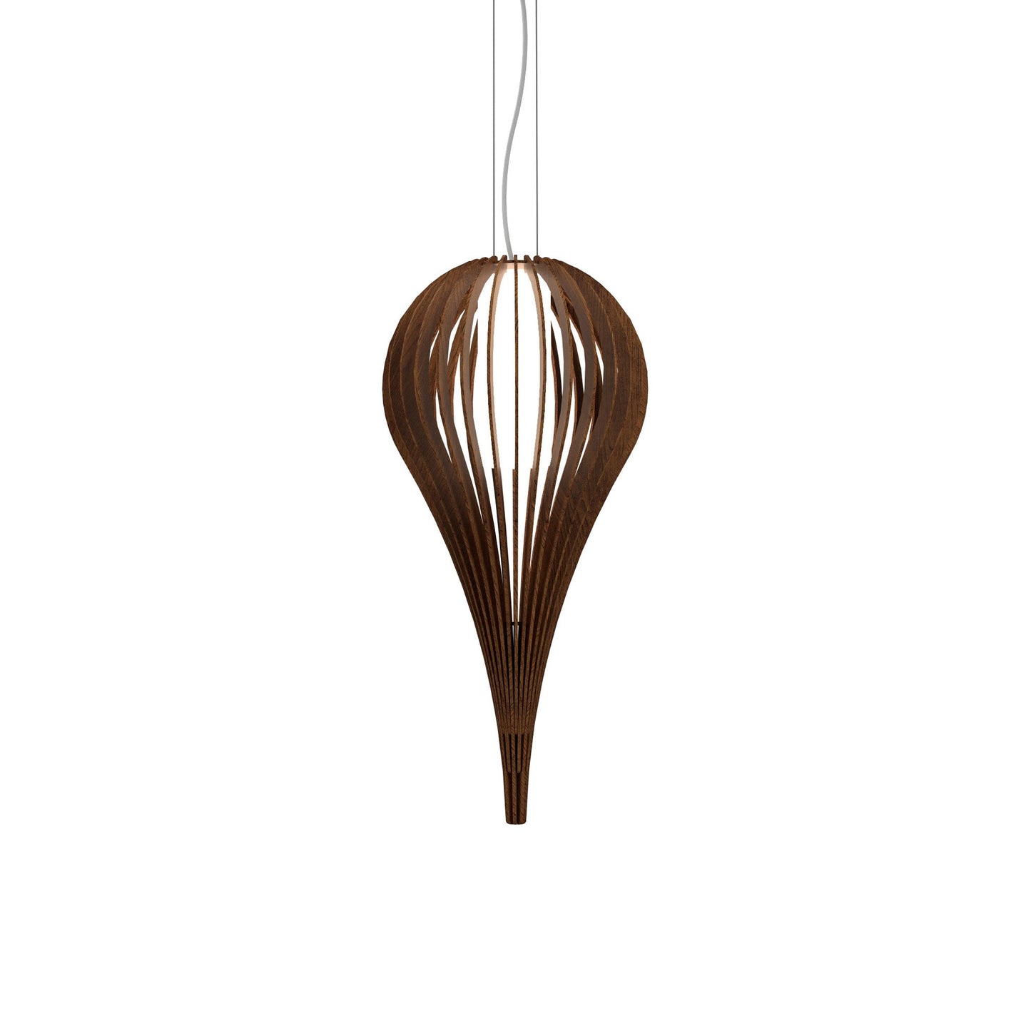 Cappadocia 1189 Pendant Light in Imbuia (10.63-Inch).