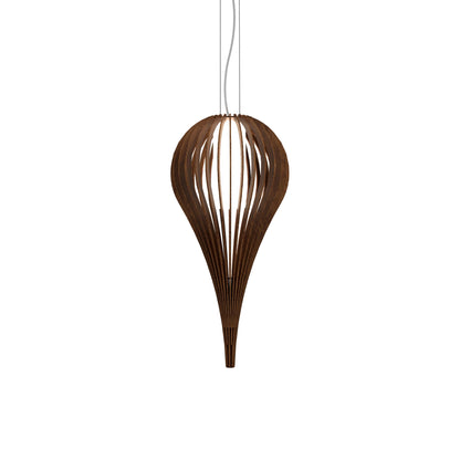 Cappadocia 1189 Pendant Light in Imbuia (10.63-Inch).
