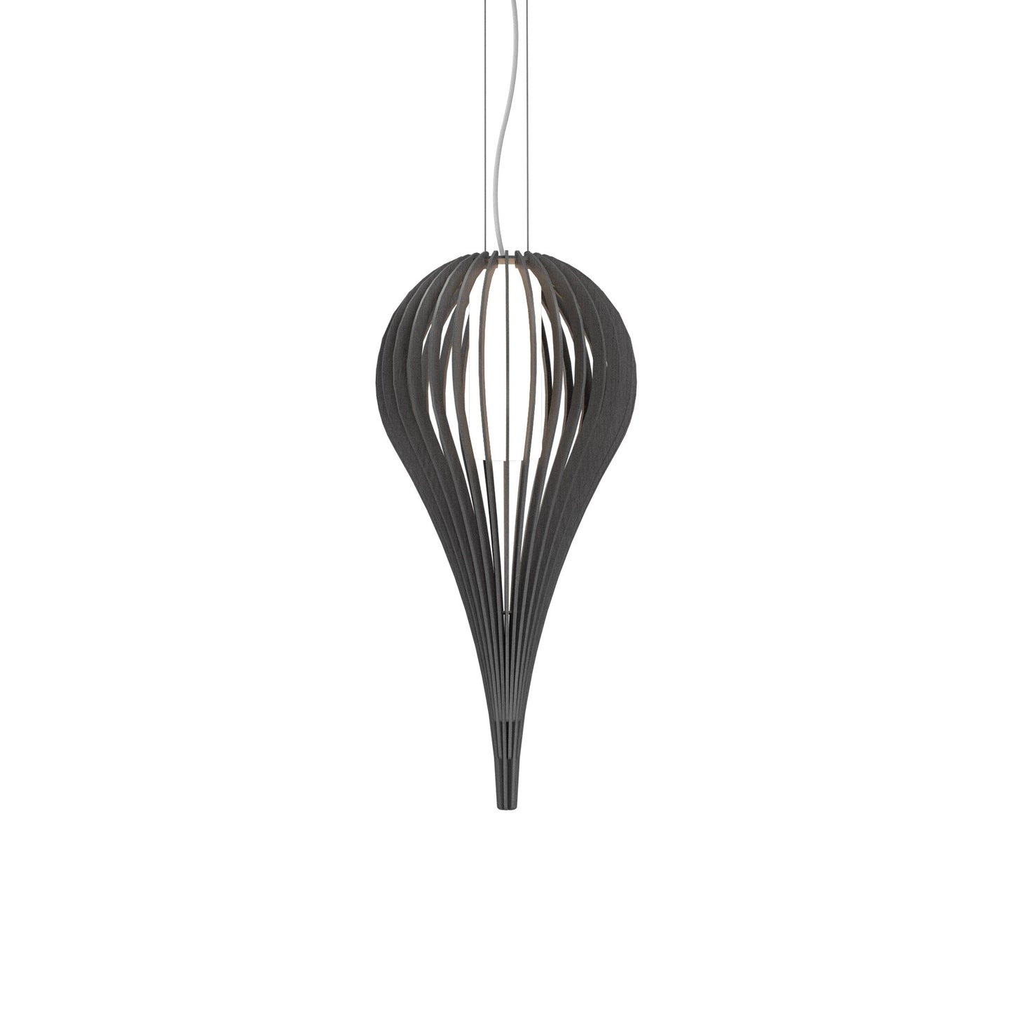 Cappadocia 1189 Pendant Light in Organic Lead Grey (10.63-Inch).