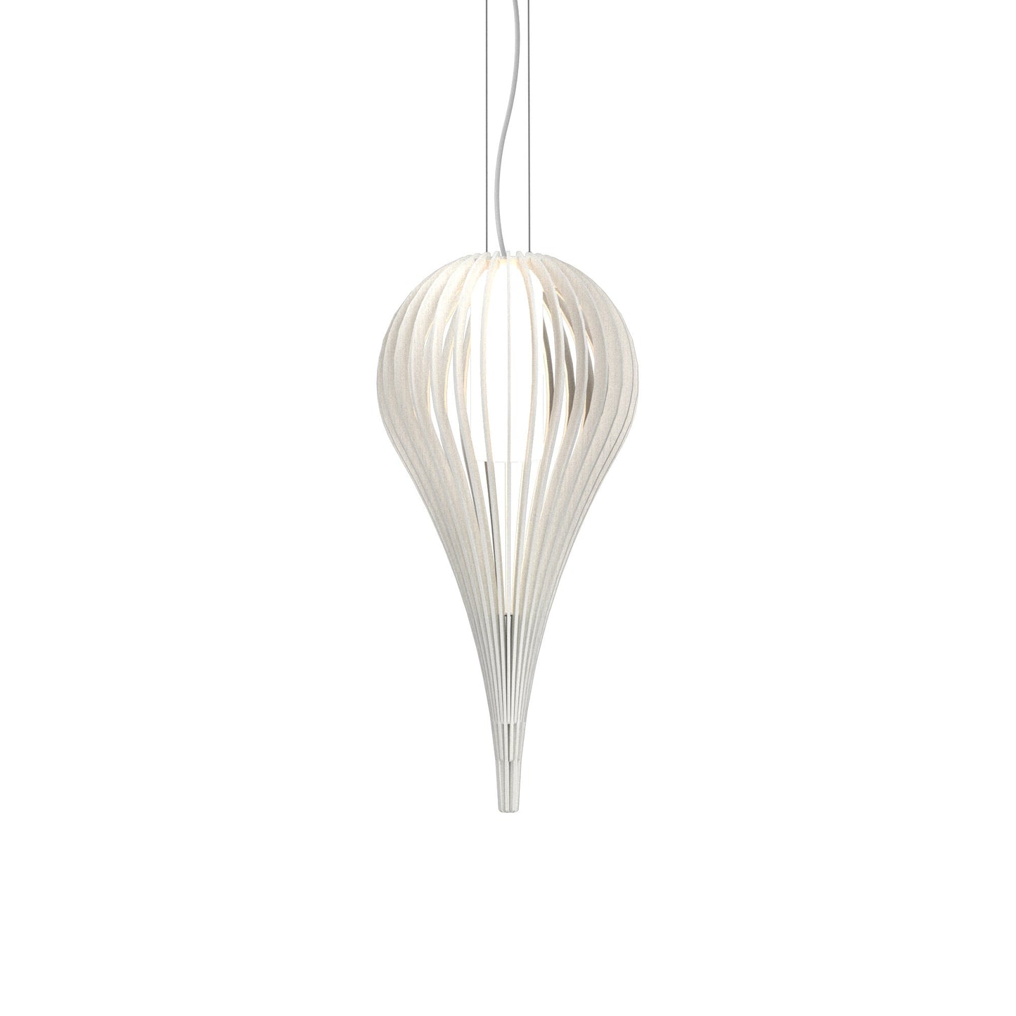 Cappadocia 1189 Pendant Light in Organic White (10.63-Inch).