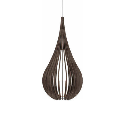 Cappadocia Pendant Light in American Walnut (12.6-Inch).