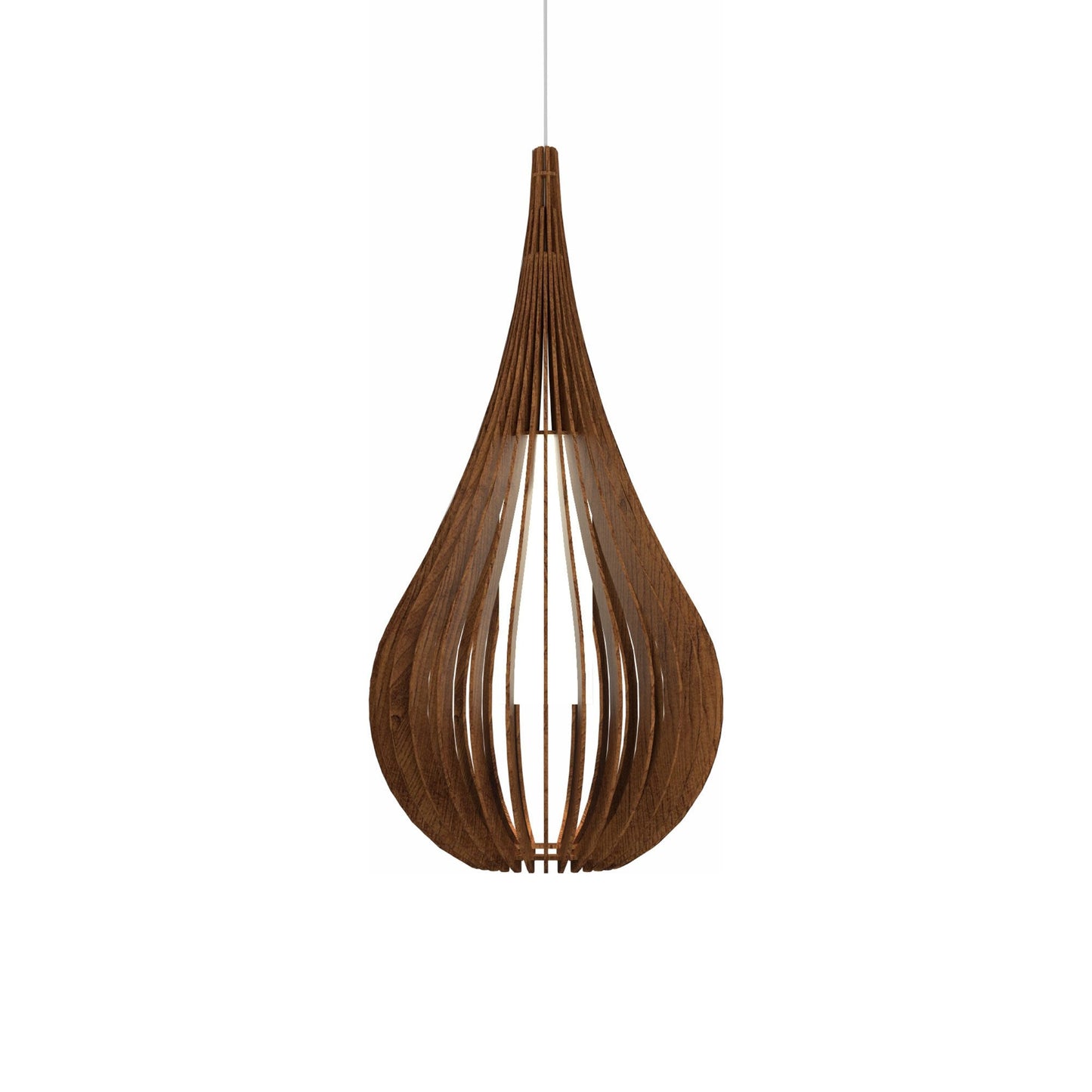 Cappadocia Pendant Light in Imbuia (12.6-Inch).
