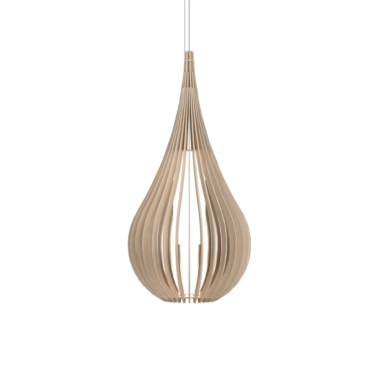 Cappadocia Pendant Light in Organic Cappuccino (12.6-Inch).