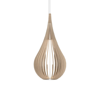 Cappadocia Pendant Light in Organic Cappuccino (12.6-Inch).