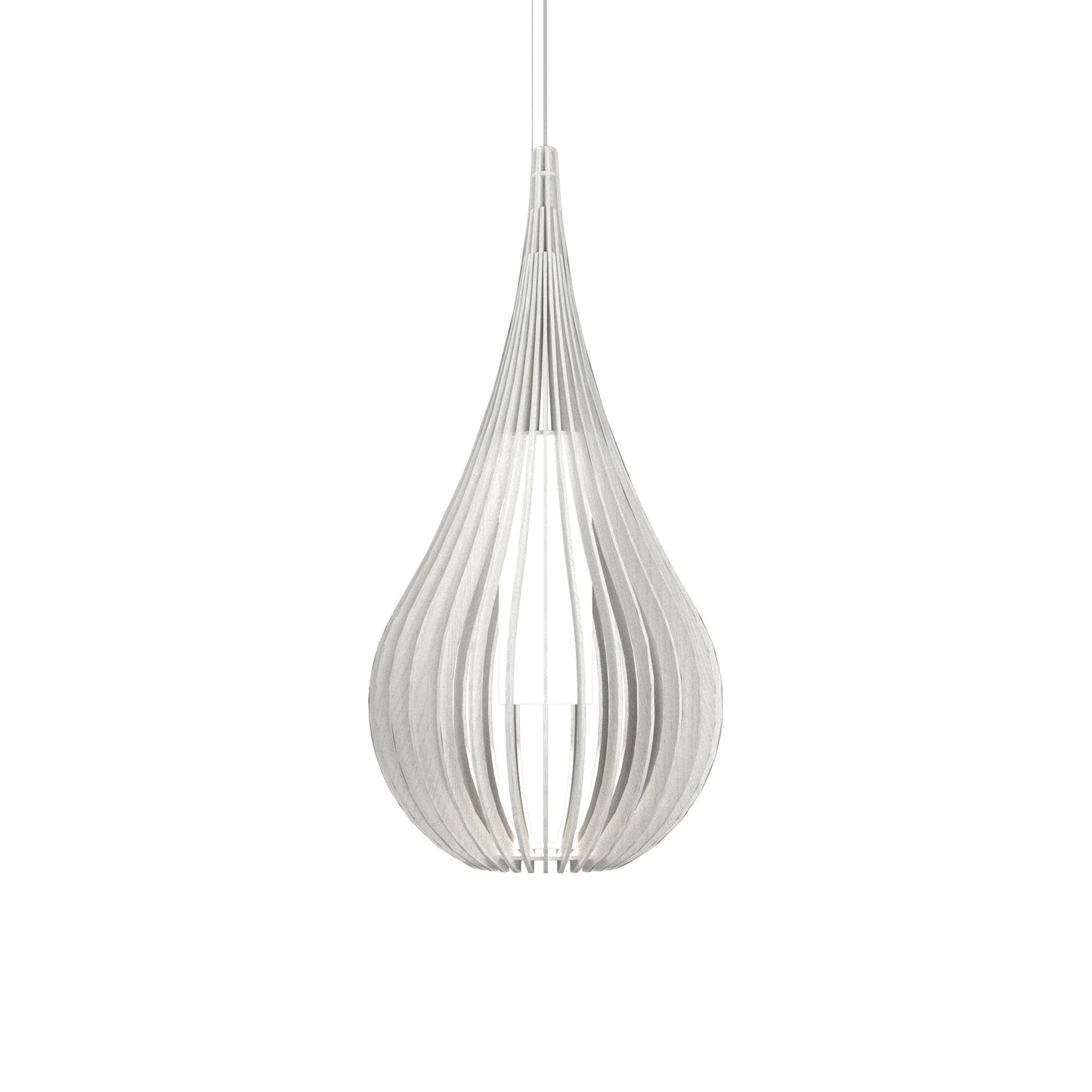 Cappadocia Pendant Light in Organic White (12.6-Inch).