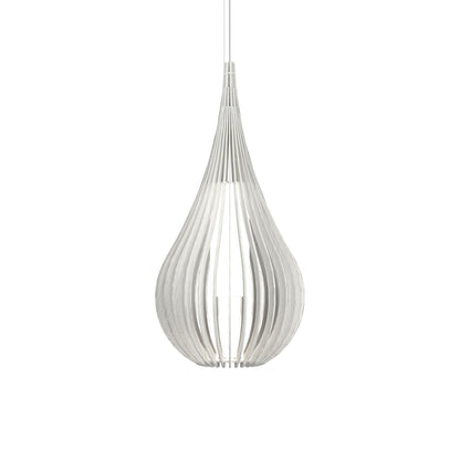 Cappadocia Pendant Light in Organic White (12.6-Inch).