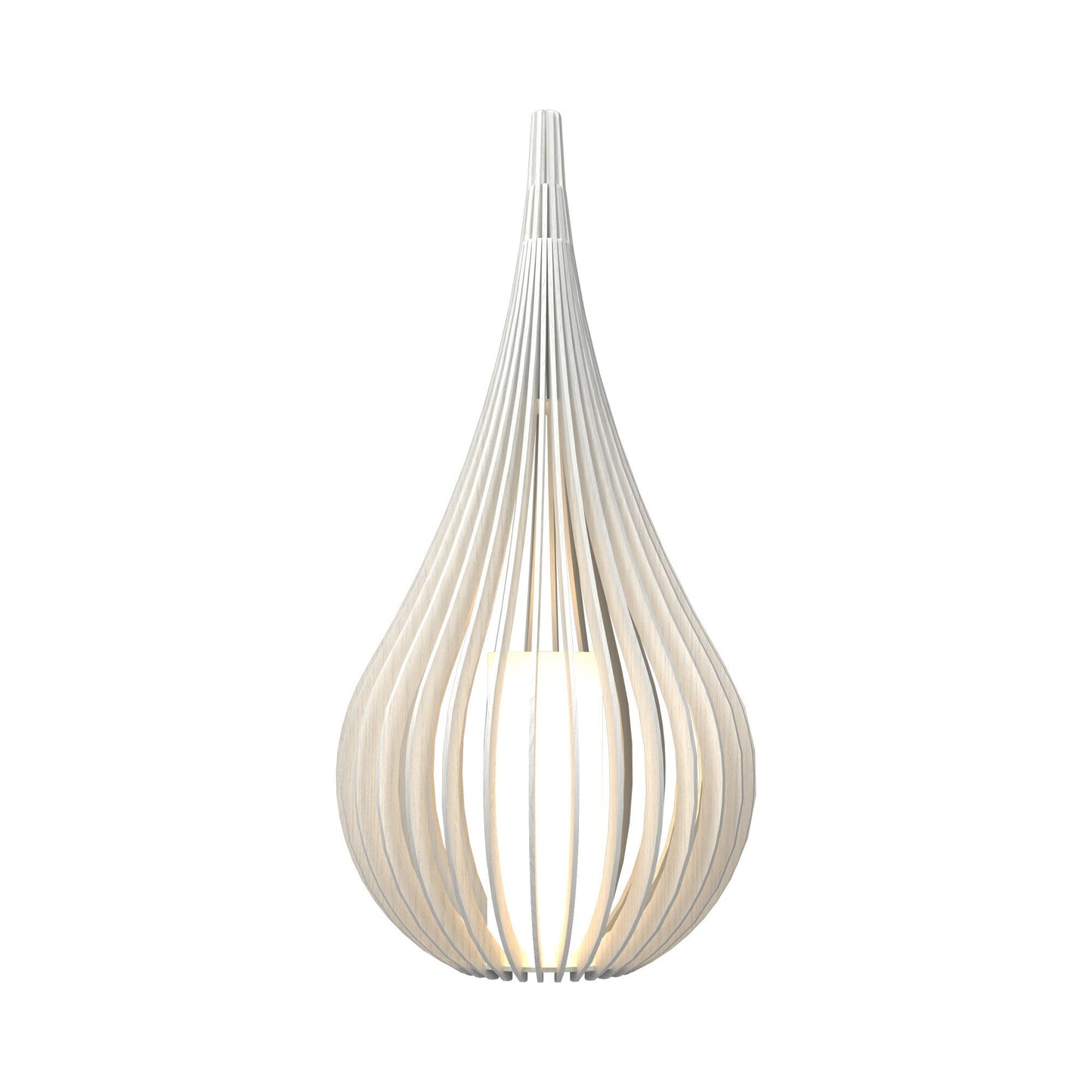 Cappadocia Table Lamp in Organic White.